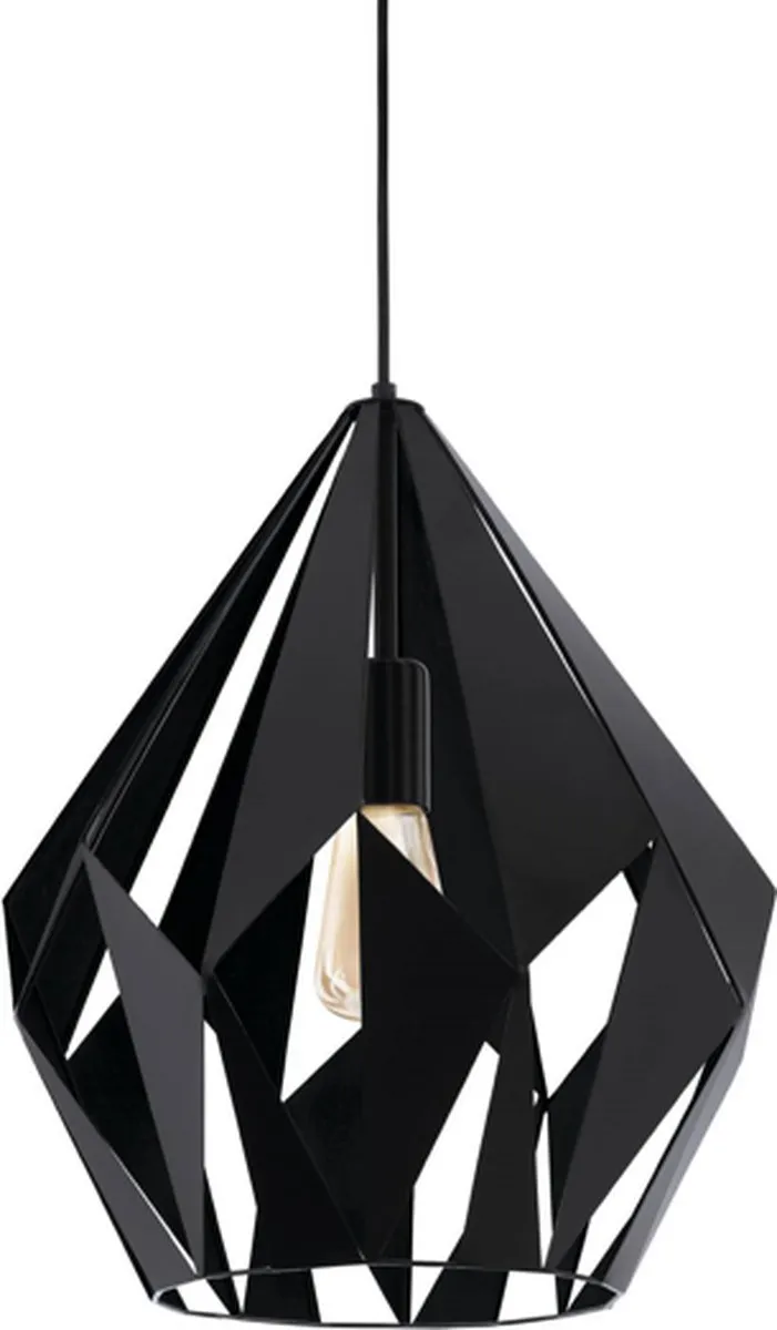 Eglo Carlton 5 Hanglamp Ø38,5cm - Zwart