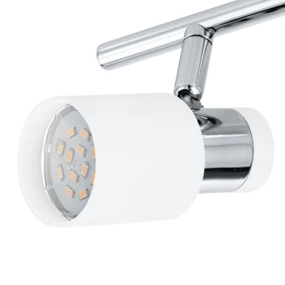 Eglo Davida Plafondspot 3 Lichts - 58cm - Chroom/Wit