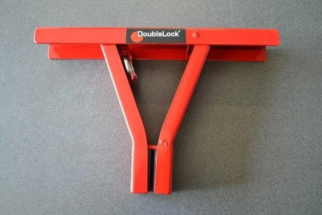 Jumbo DoubleLock Trekhaakslot - Rood - afbeelding 6 van 6