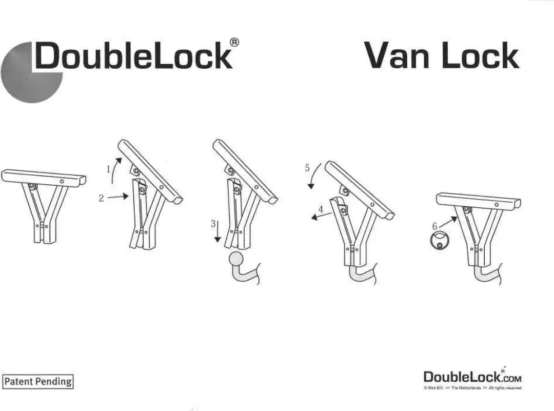 DoubleLock Van Lock - trekhaakslot