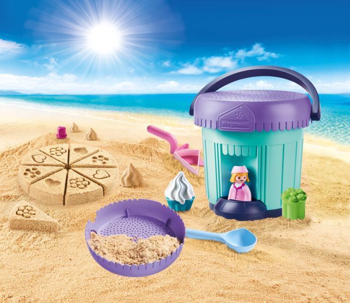 PLAYMOBIL 1.2.3  SAND Zandbakkerij - 70339