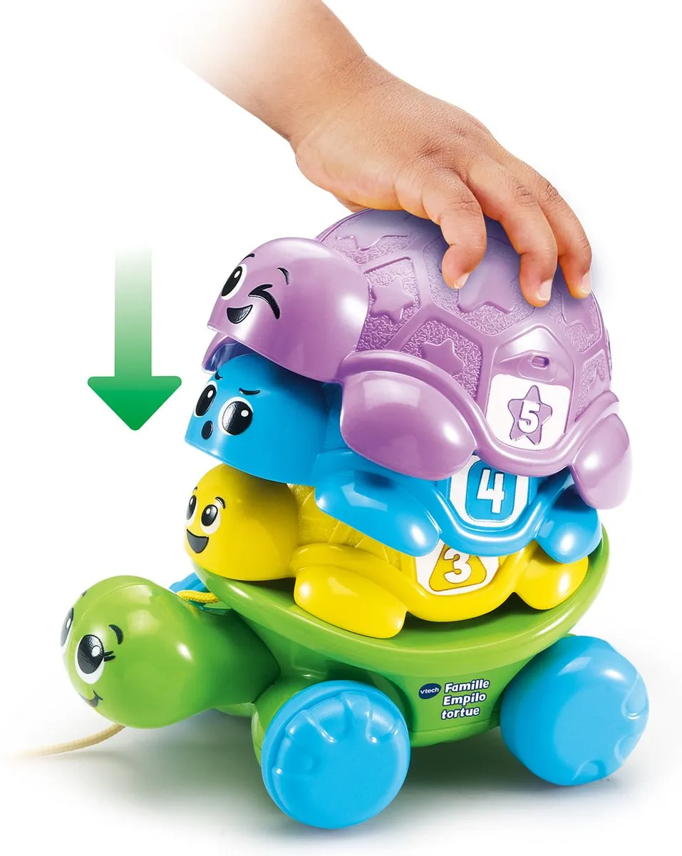 VTech Baby FAMILLE EMPILO TORTUE - Meerkleurig