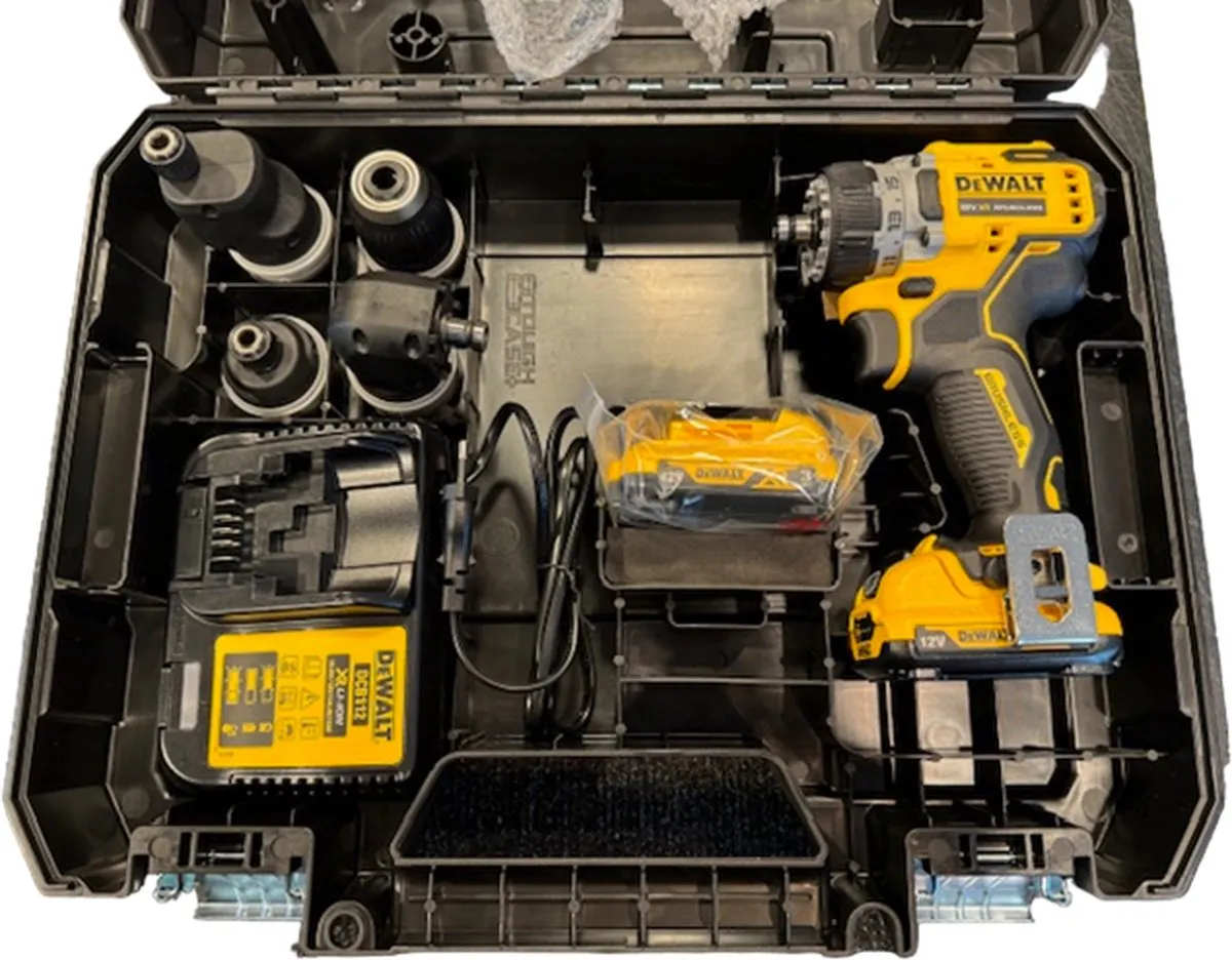 DeWalt DCD703L2T Akku-Boor 12V XR - 10mm - Metaal/Hout