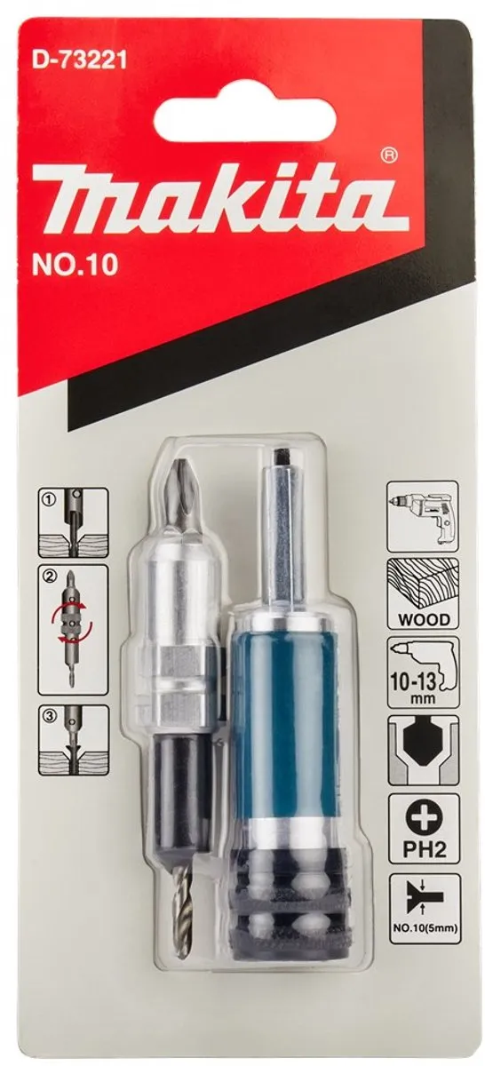 Makita D-73221 Quad Driver Bit - 3.2mm/PH2