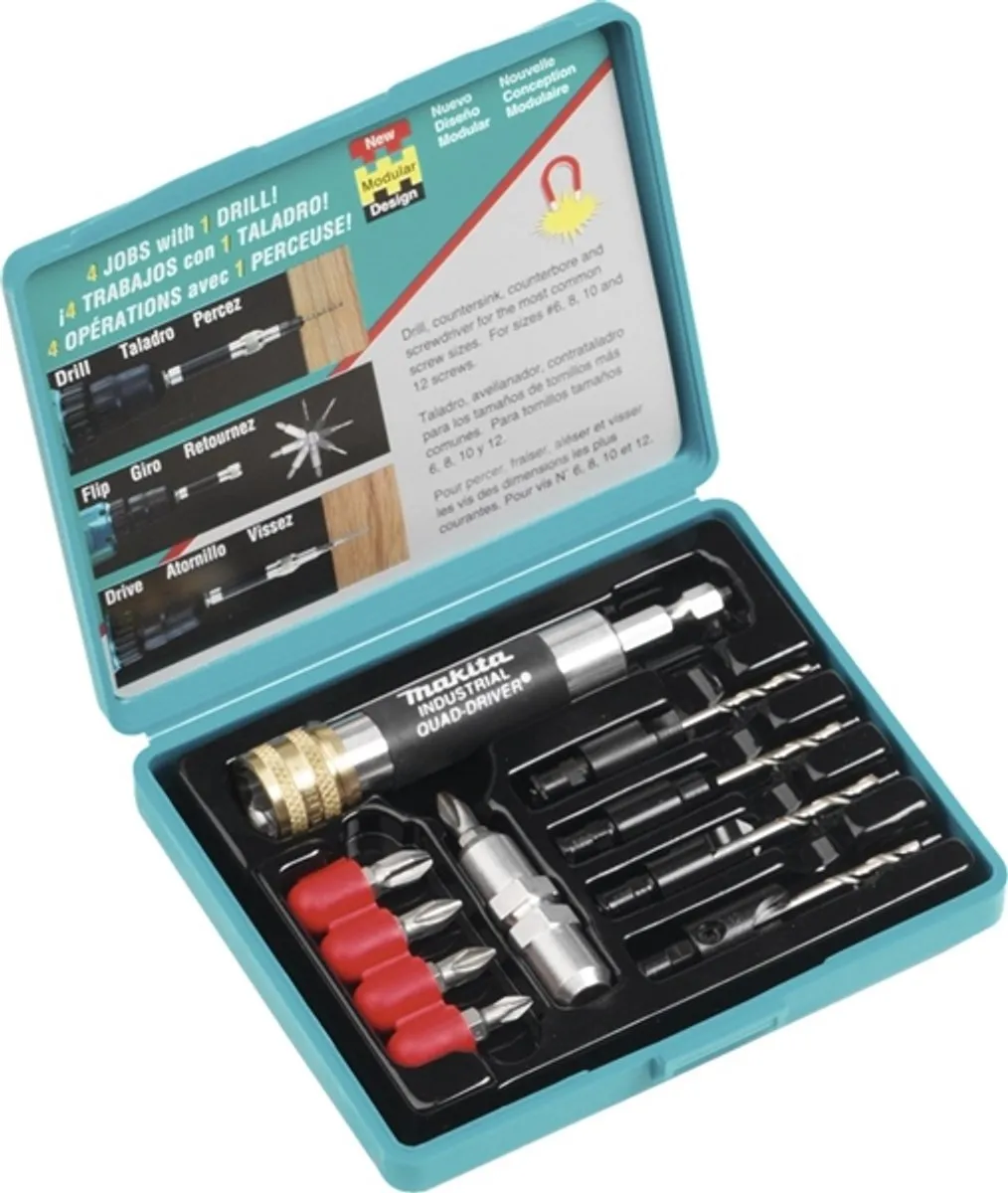 Makita D-73221 Quad Driver Bit