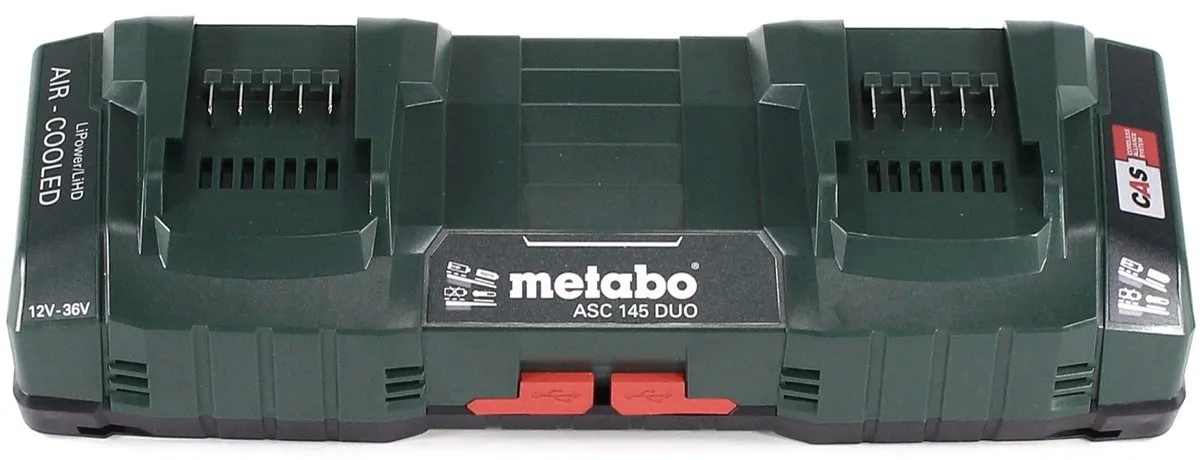 Metabo Basisset ASC 145 DUO - 2x 5.2Ah Li-Power