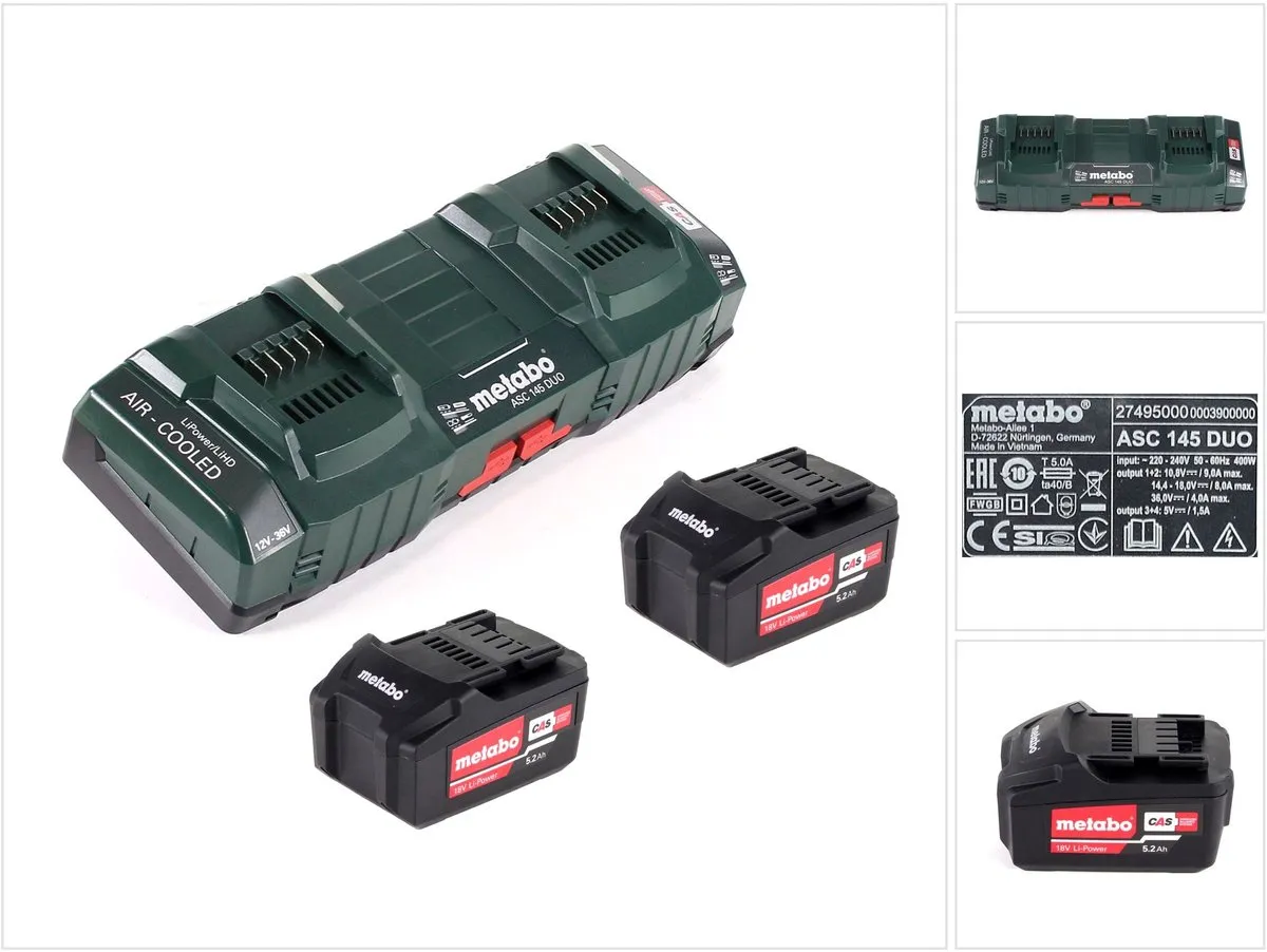 Metabo Basisset ASC 145 DUO