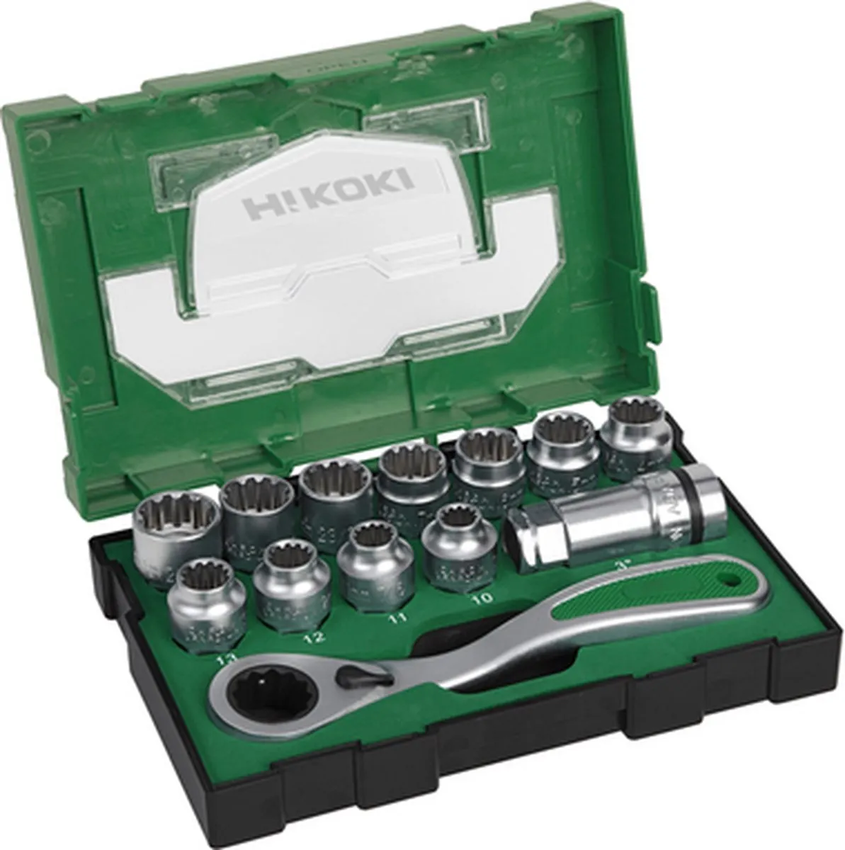 Hikoki 40030033 Doppenset 13-delig - 10-20mm