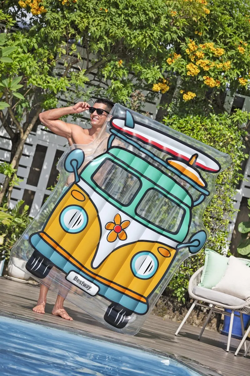 Bestway BW Van Surfer Van Luchtmatras 164cm - Multicolor - afbeelding 3 van 6