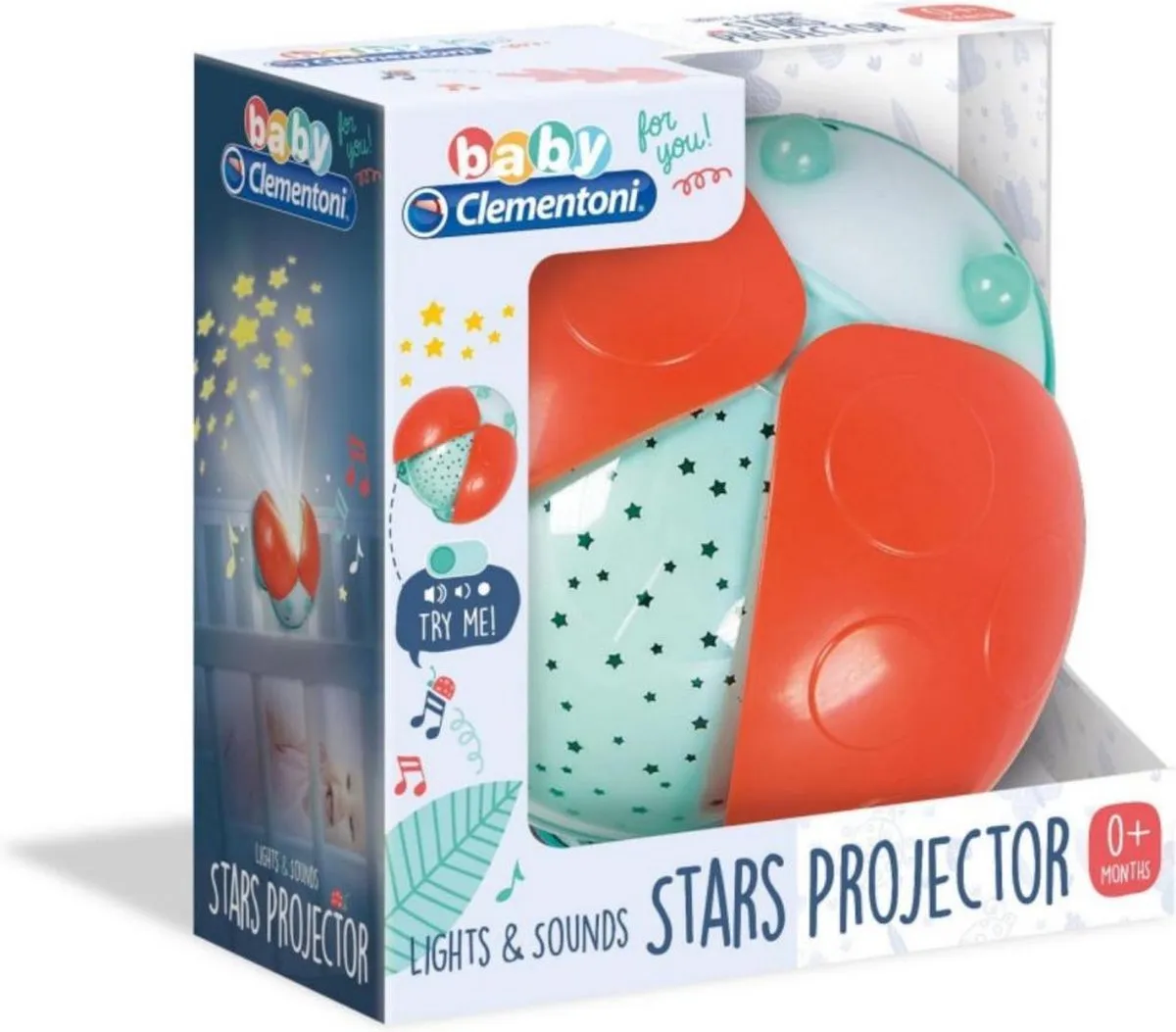 Clementoni Baby Projector Kever - Multi Kleur
