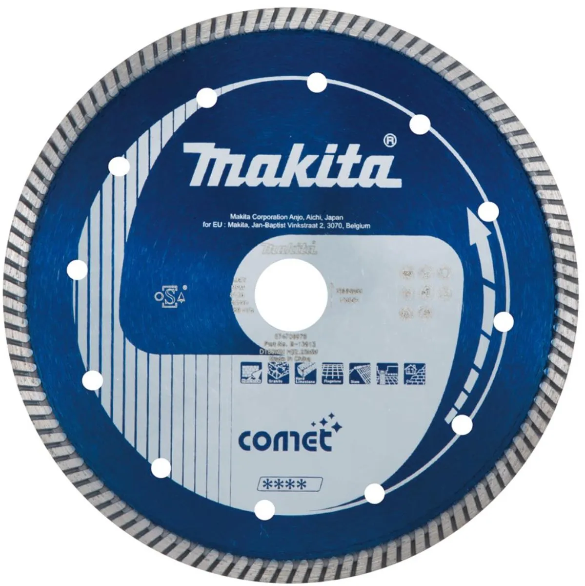 Makita B-13013 Diamantschijf 180x22,23x2,4mm