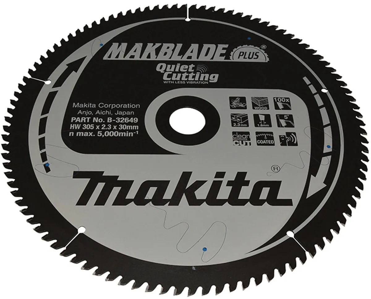 Makita MAKBLADE+ Zaagblad 305x30x100Z