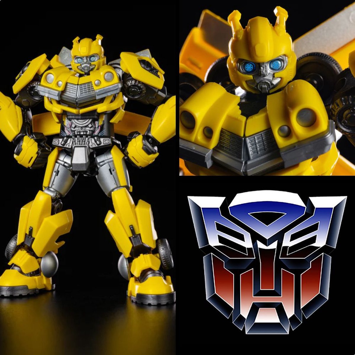 Blokees - Transformers One Bumblebee incl display box | Dark of the Moon | Auto bots modelbouw | Action figure model kit | Speelgoed robot bouwpakketten voor volwassenen & kinderen | War for Cybertron