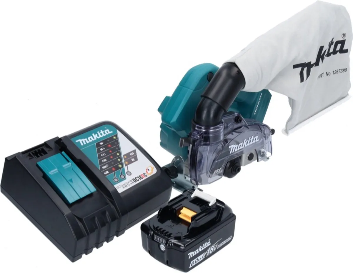 Makita DCC500RG1 Accu Diamantsnijder 125mm - 18V 6,0Ah
