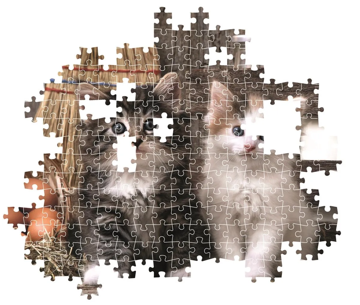 Clementoni Puzzel 1000 Stukjes Schattige Kittens - High Quality Collection - afbeelding 6 van 6