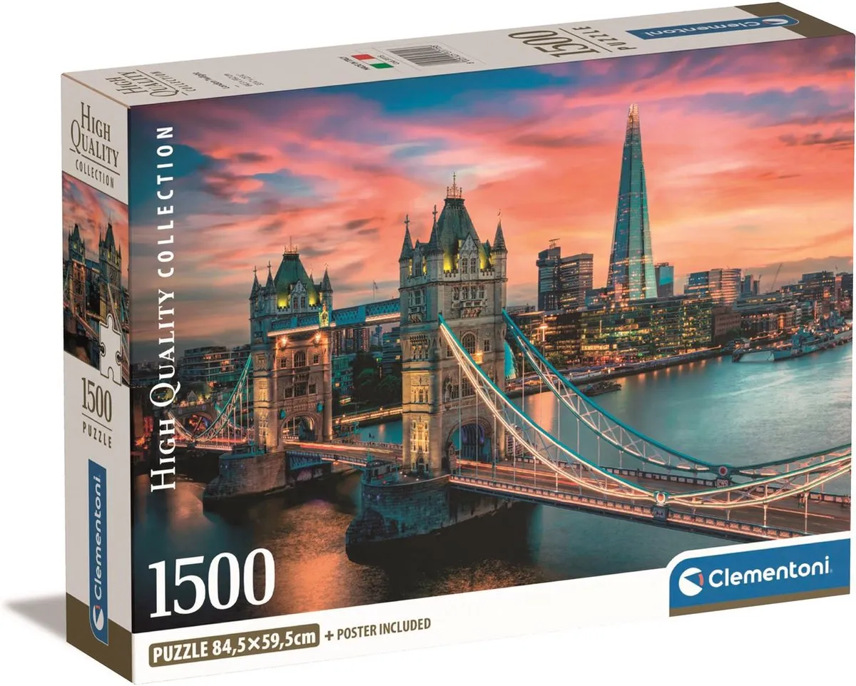 Clementoni London Twilight Puzzel 1500 Stuks