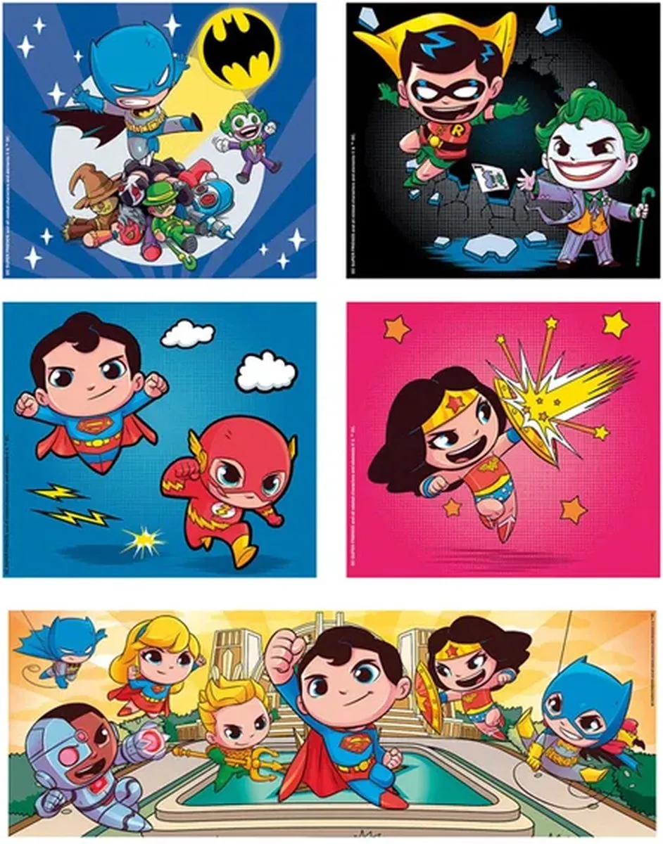 Clementoni DC Super Friends 10-in-1 Puzzel - Multicolor