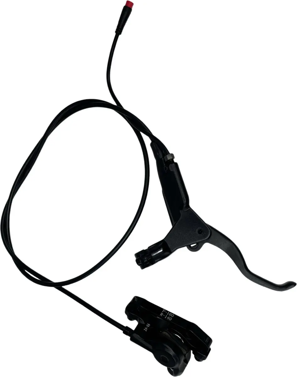 Zoom Hydraulische Remset Links Voor Ouxi V8/H9 Fatbikes - Zwart