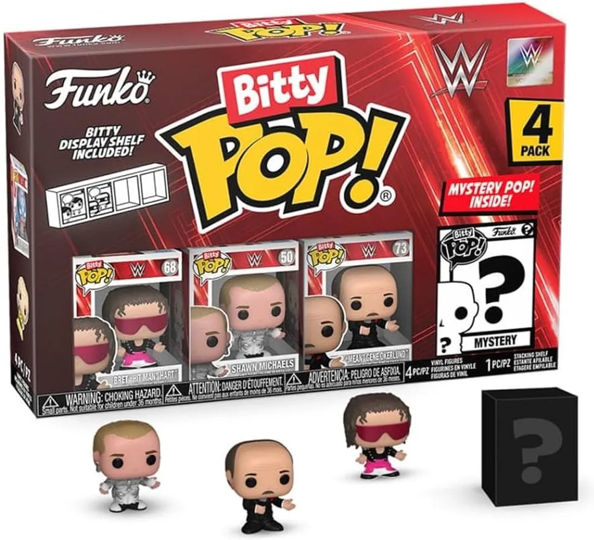 Funko Bitty Pop WWE Bret Hart Shawn Michaels - Multi