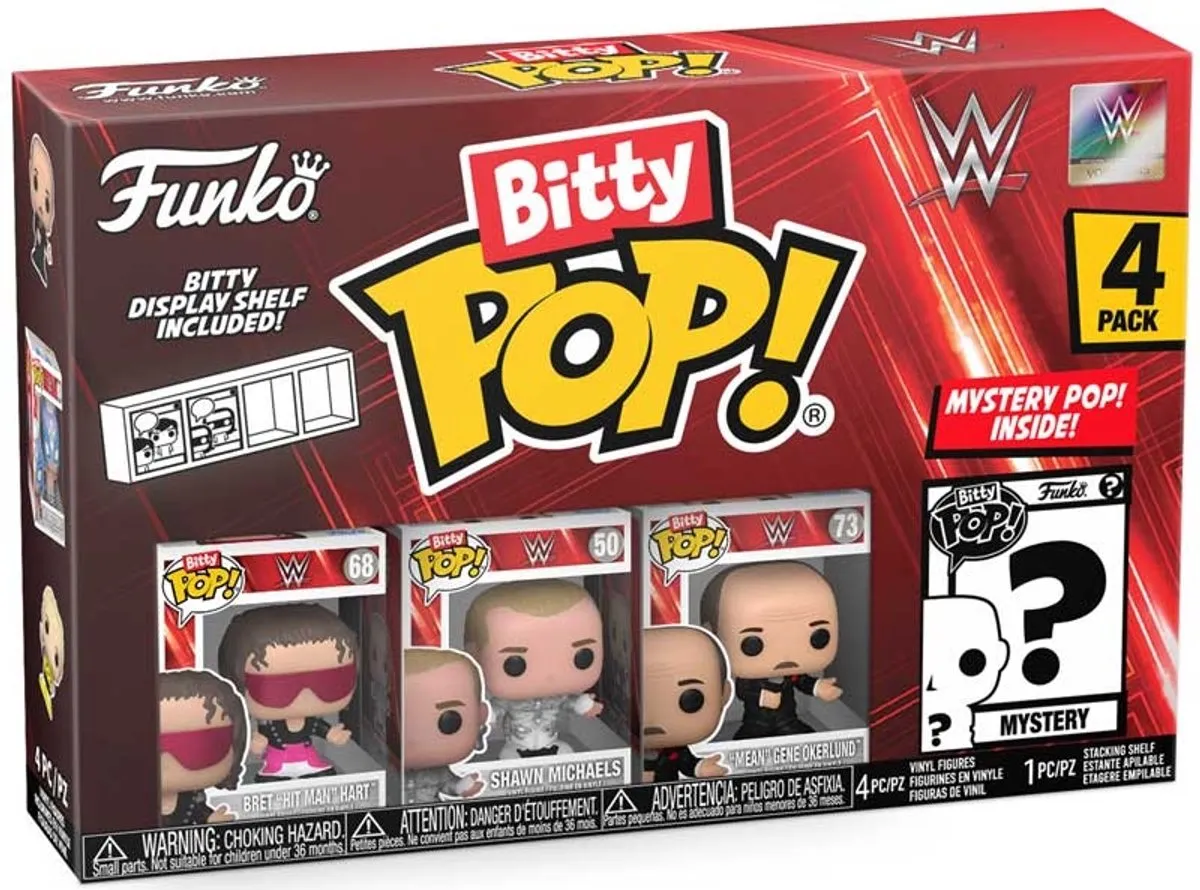 Funko Bitty Pop WWE Bret Hart Shawn Michaels