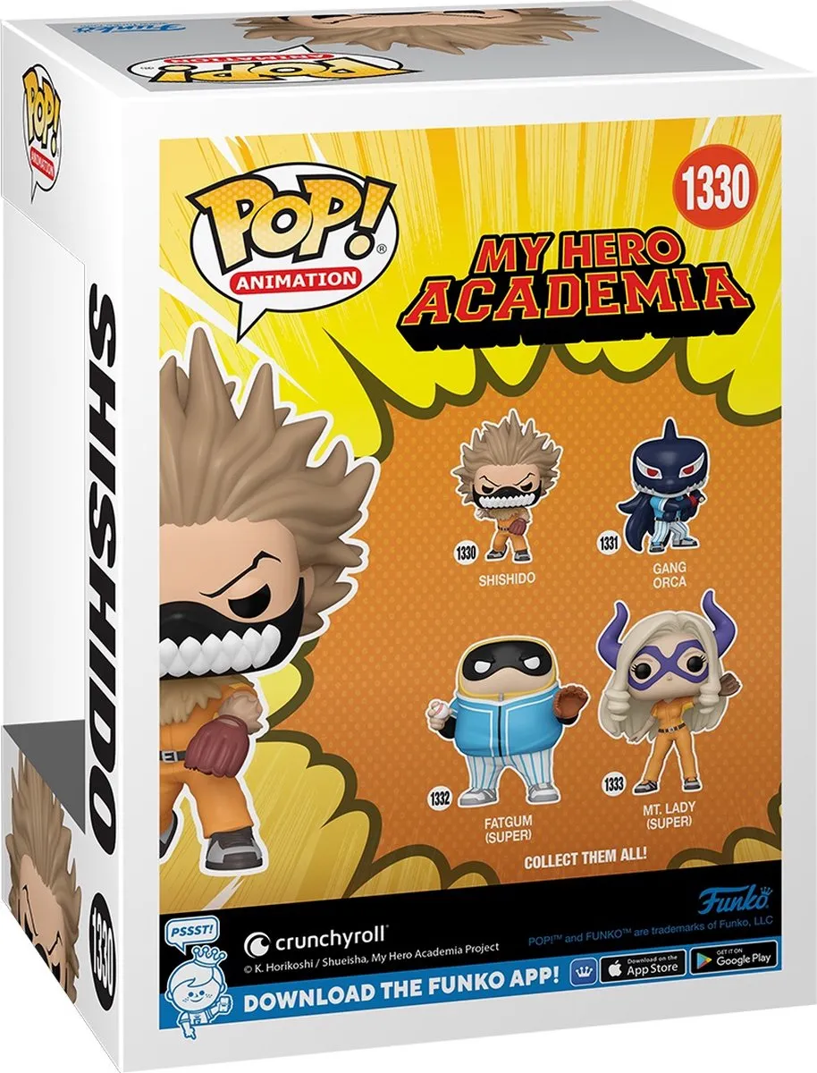 Funko My Hero Academia HLB POP! Captain Shishido Baseball 70611 - Multicolor