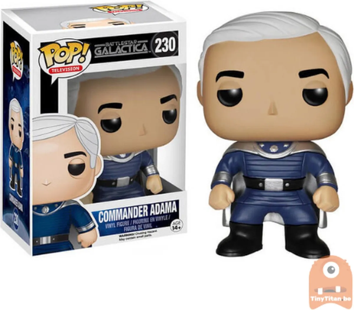 Funko Battlestar Galactica Pop! Vinyl Adama - Multi - afbeelding 4 van 5