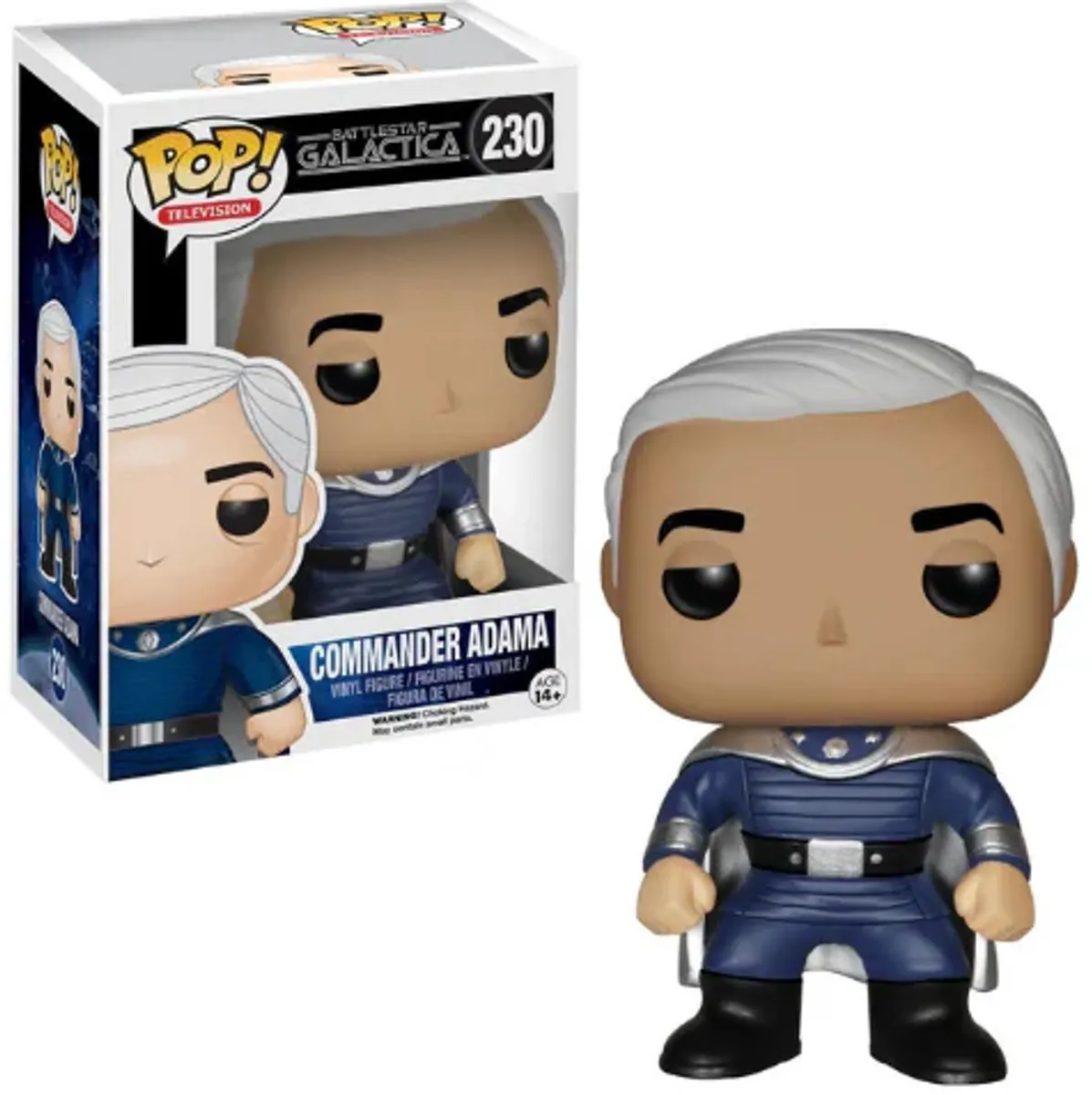 Funko Battlestar Galactica Pop! Vinyl Adama - Multi - afbeelding 5 van 5