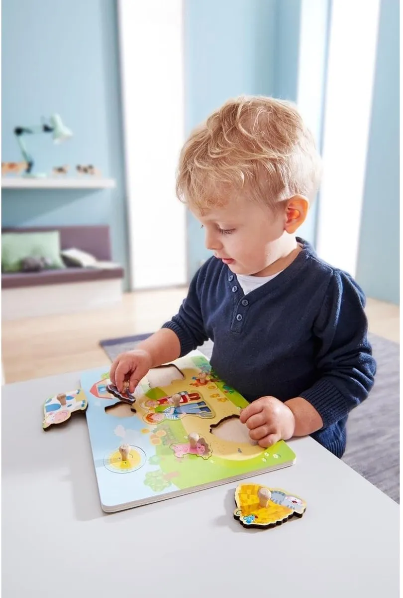 Haba Puzzel Op De Boerderij - 10 Stukjes