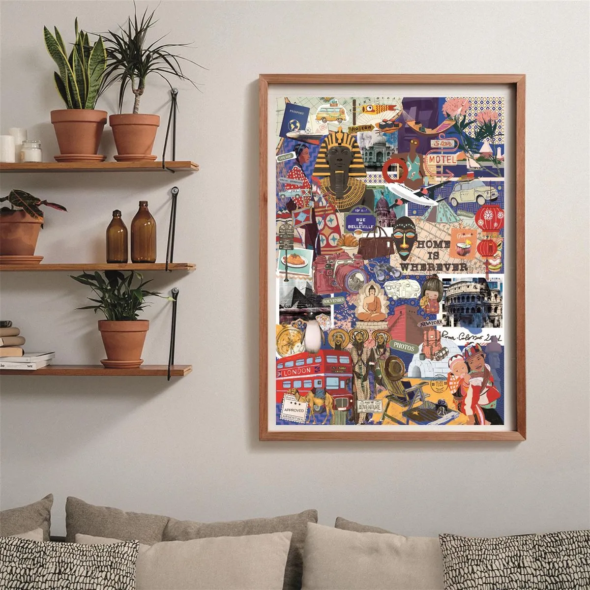 Clementoni Puzzel 1000 Stuks Travel & Cultures - Multikleur