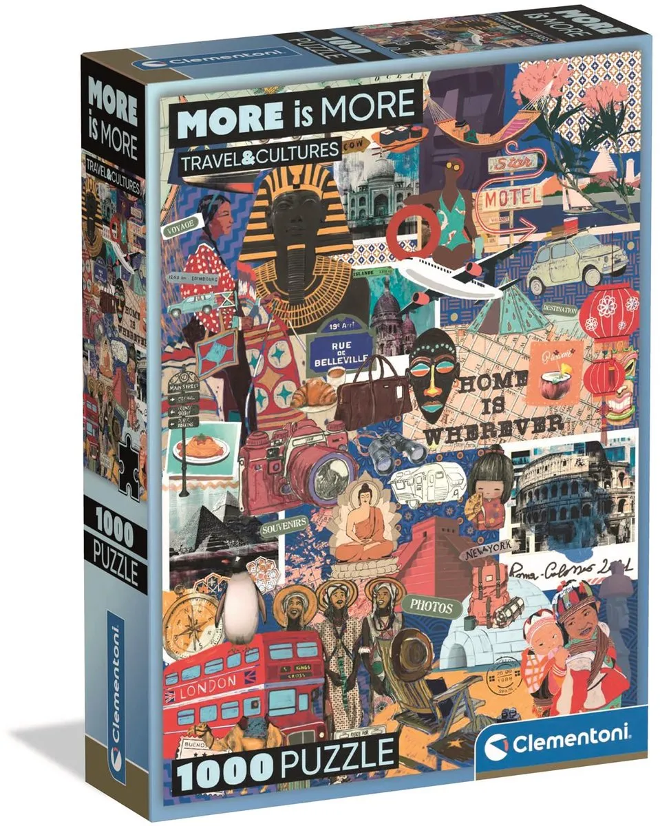 Clementoni Puzzel 1000 Stuks Travel & Cultures