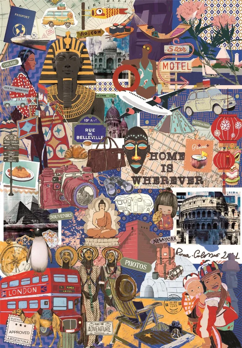 Clementoni Puzzel 1000 Stuks Travel & Cultures - Multikleur