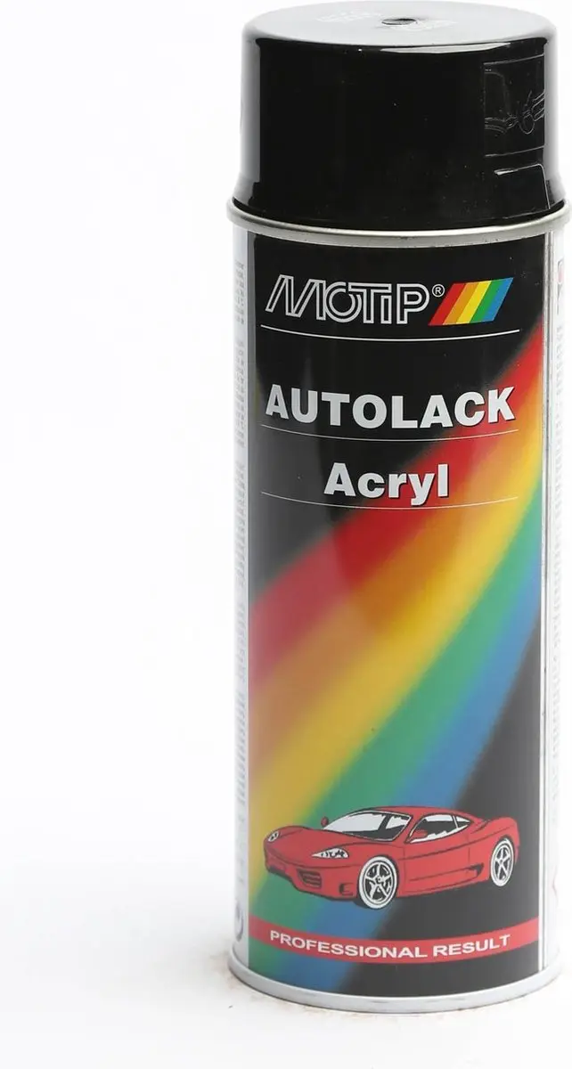 Motip Autolak Spuitbus Zwart 400ml