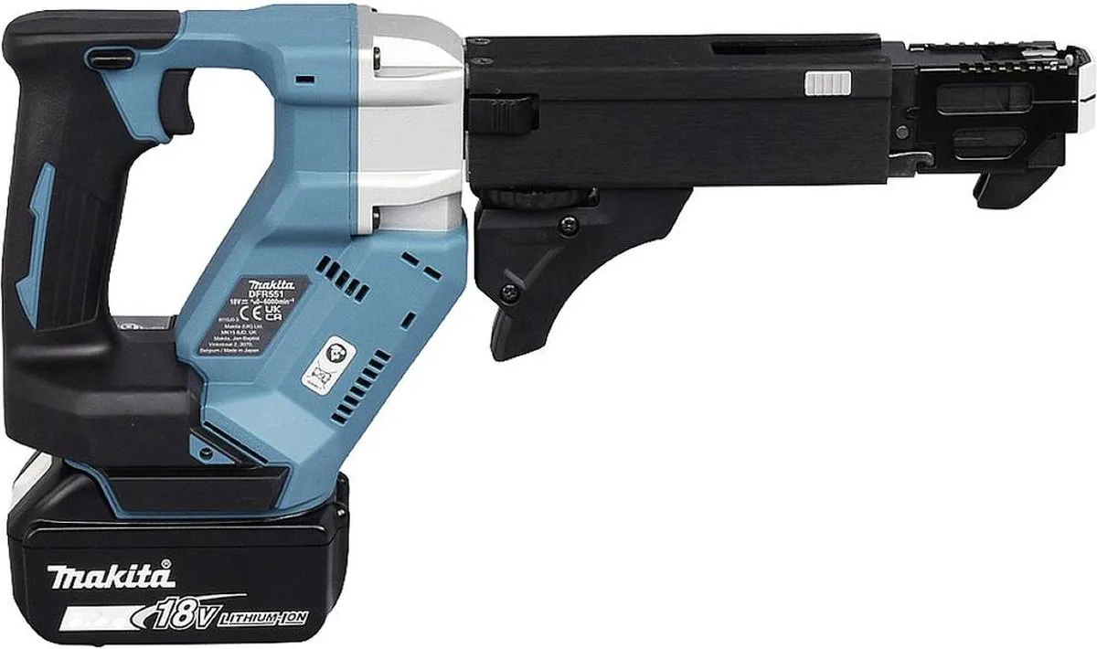 Makita DFR551RTJ Accu Bandschroefmachine 18V - 2x5.0Ah
