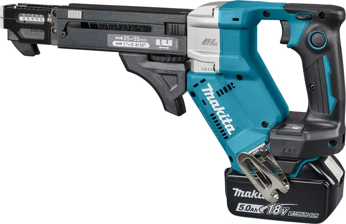 Makita DFR551RTJ Accu Bandschroefmachine 18V - 2x5.0Ah