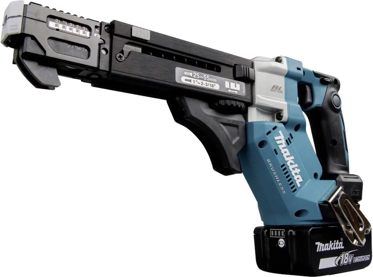Makita DFR551RTJ Accu Bandschroefmachine 18V - 2x5.0Ah - afbeelding 6 van 6