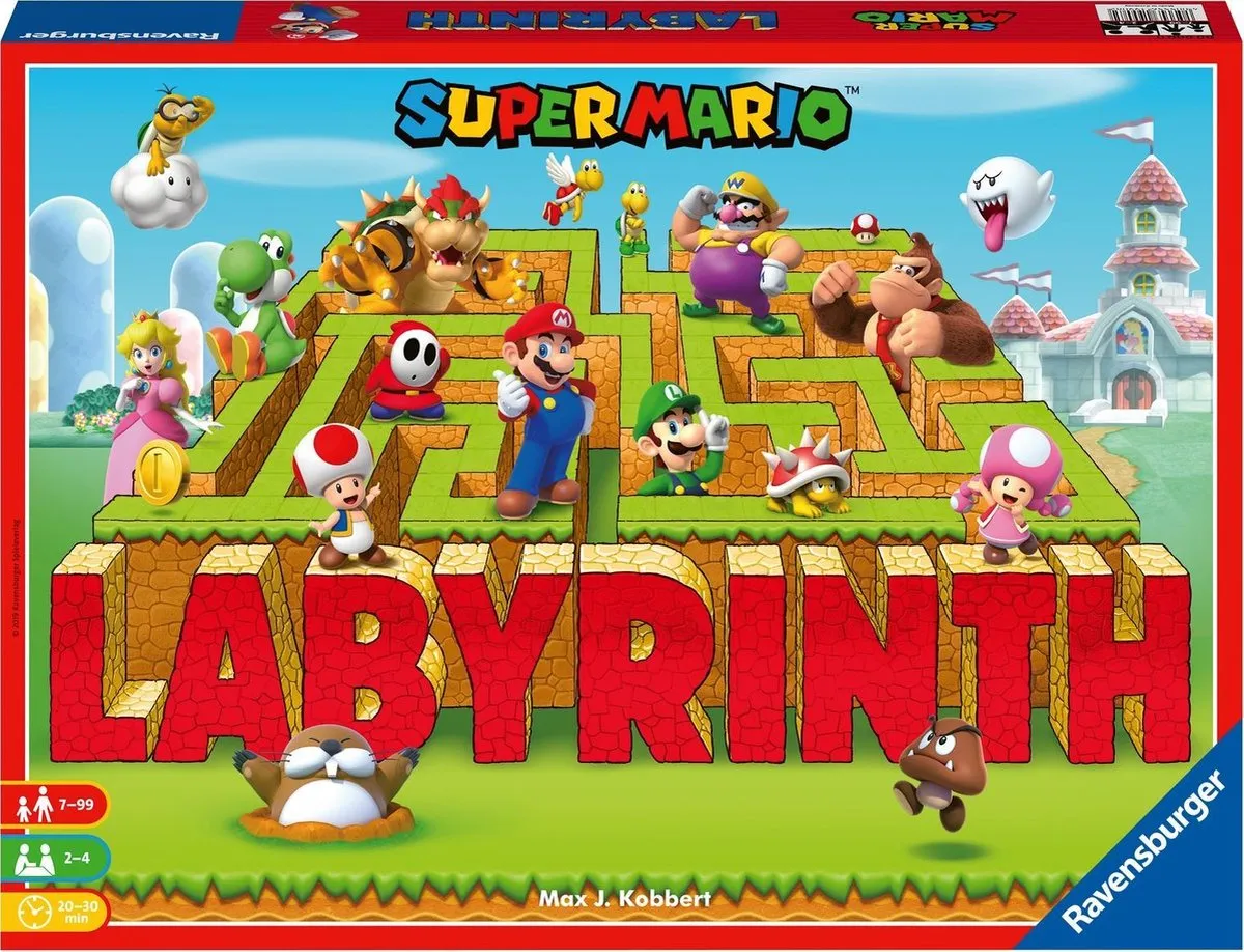 Ravensburger Super Mario Labyrinth - 2-4 Spelers