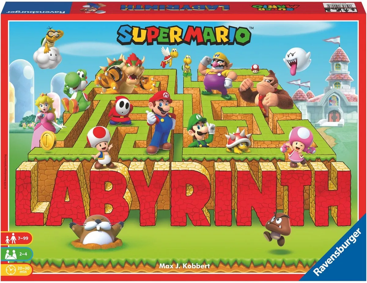 Ravensburger Super Mario Labyrinth - 2-4 Spelers