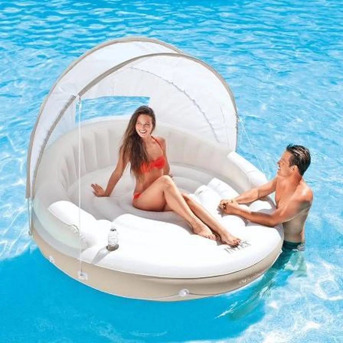Intex Boot Canopy Island Opblaasbare Drijfsofa