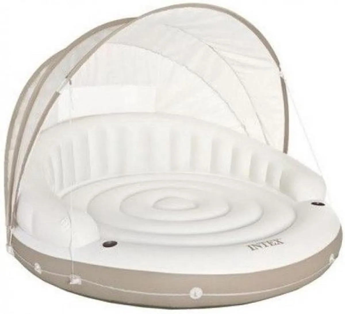 Intex Boot Canopy Island Opblaasbare Drijfsofa - Crème