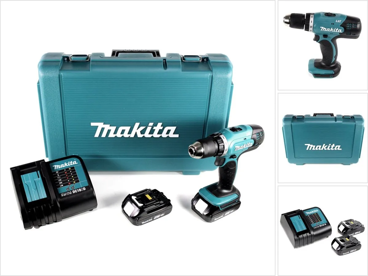 Makita DDF453SYE Boor-/schroefmachine 18V - 1x 1.5Ah - 2 snelheden