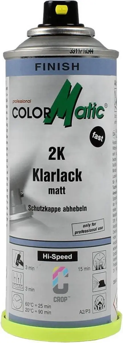 Motip Colormatic 2K Blanke Lak Mat 200ml