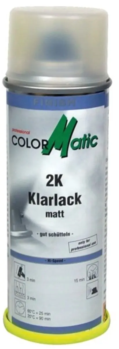 Motip Colormatic 2K Blanke Lak Mat 200ml - Meerkleurig