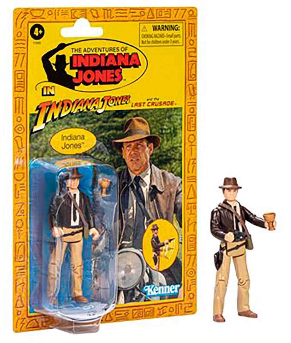 Hasbro Indiana Jones - Retro Collection Indiana Jones The Last Crusade 10 cm Actiefiguur - Multicolours