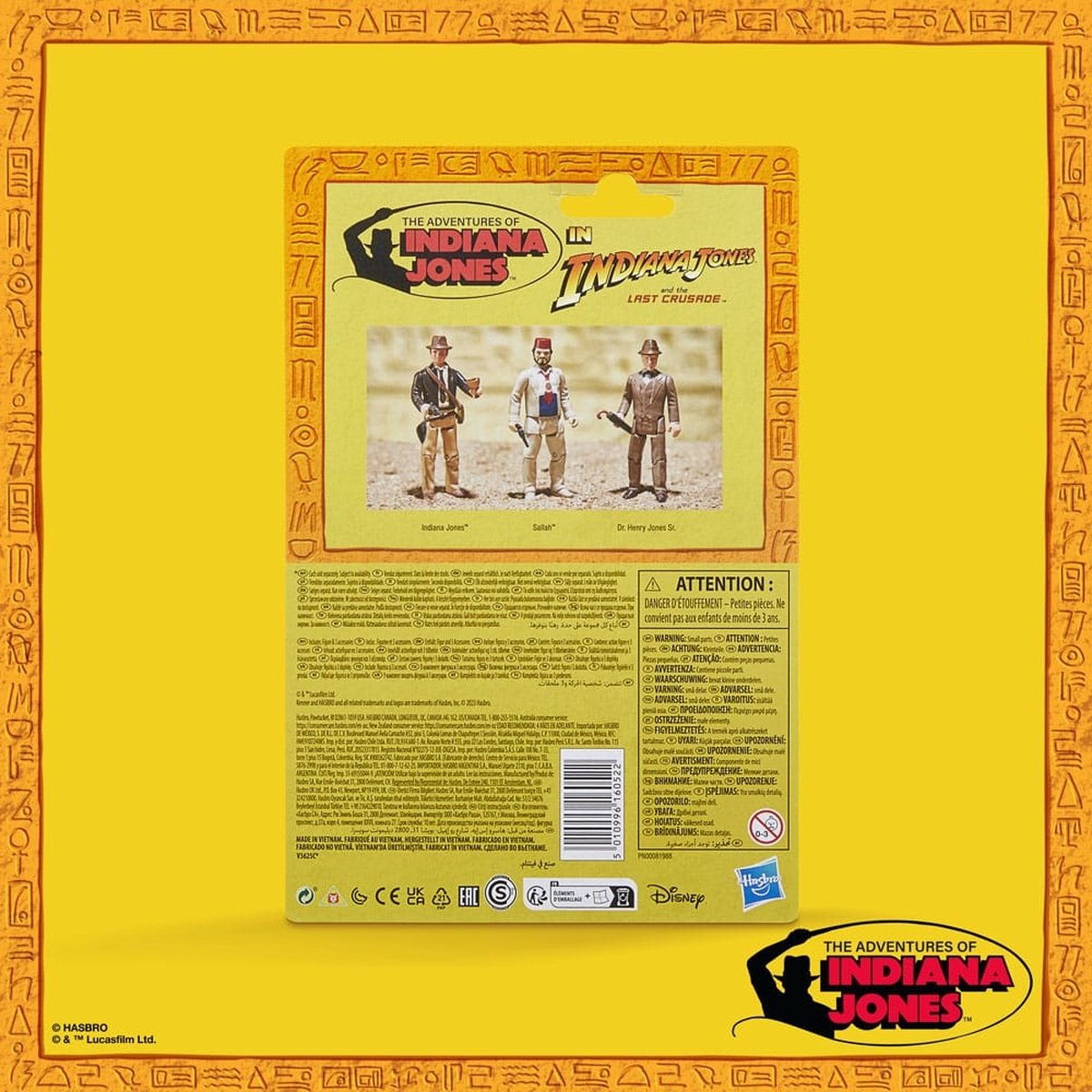 Hasbro Indiana Jones - Retro Collection Indiana Jones The Last Crusade 10 cm Actiefiguur - Multicolours