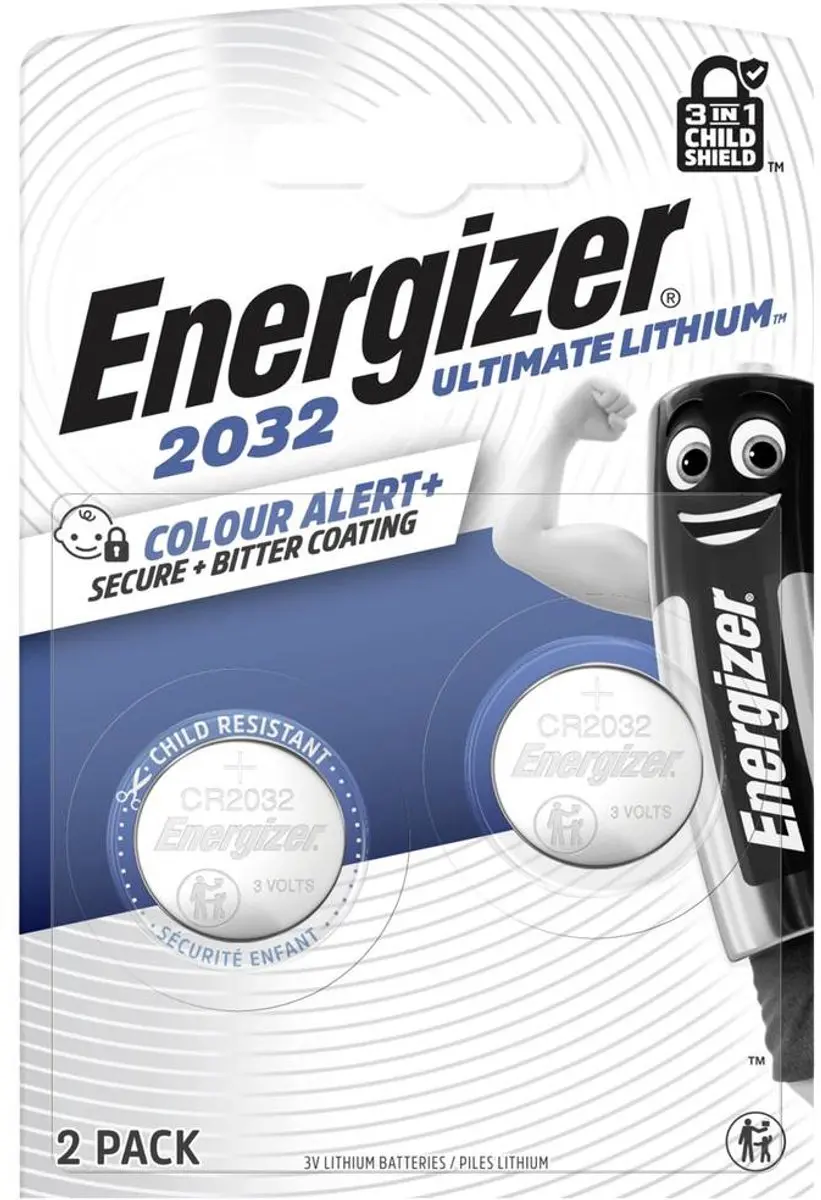 Energizer CR2032 Knoopcel - 235mAh - 2 Stuks