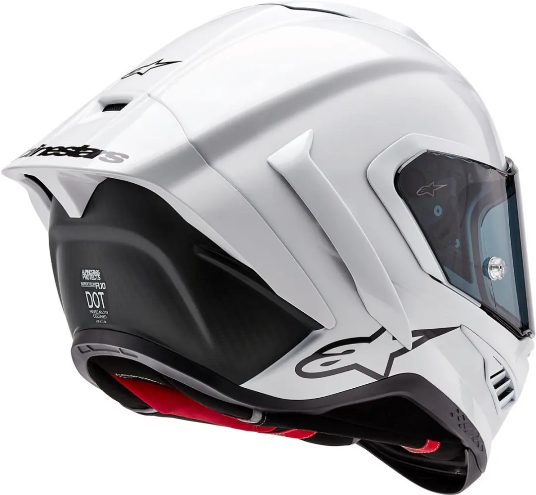 Alpinestars Supertech R10 Integraalhelm - S - Wit Glossy