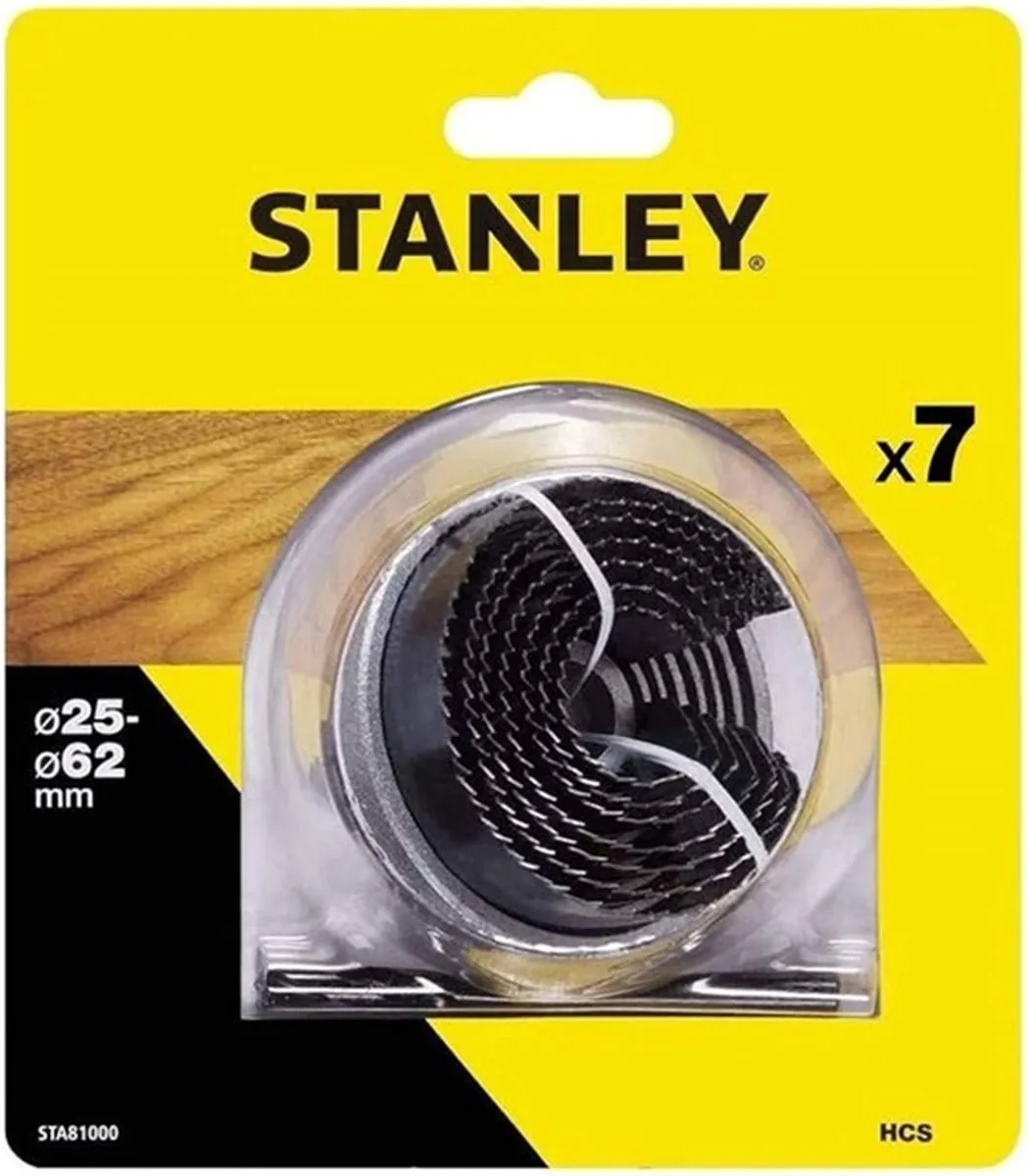 Stanley Gatenzagen-set 7-delig 25-62mm