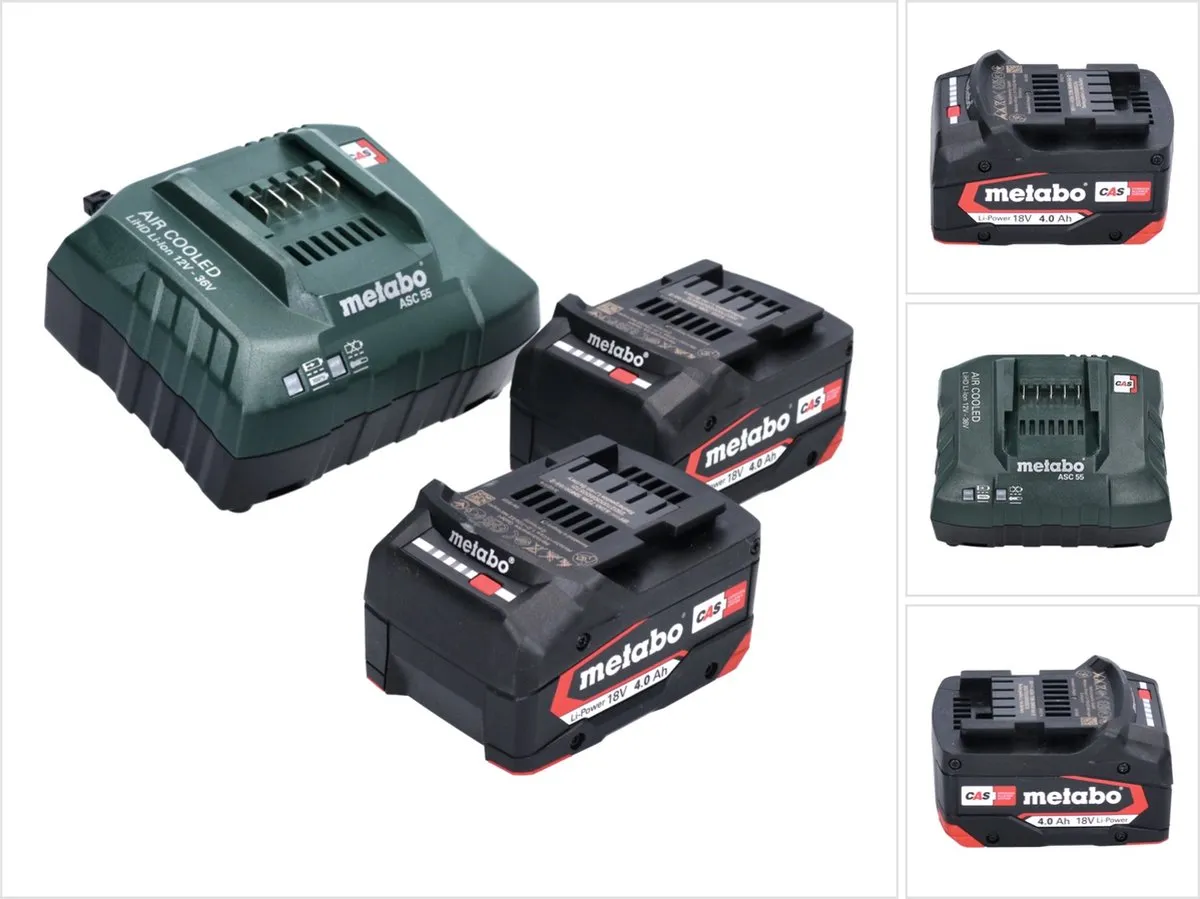 Metabo Li-Power 18V 4.0Ah CAS Accu Set