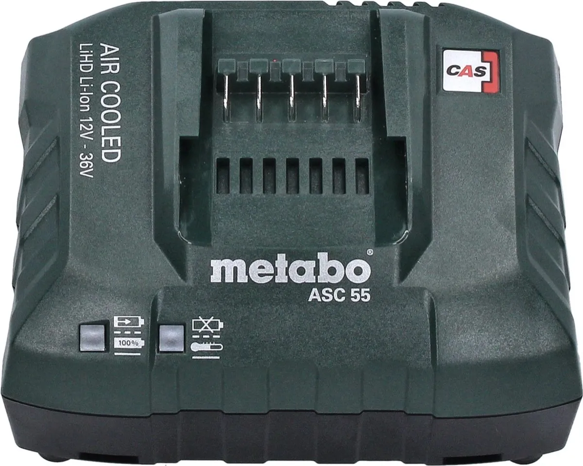 Metabo Li-Power 18V 4.0Ah CAS Accu Set - 2x 4000mAh + ASC 55 Oplader