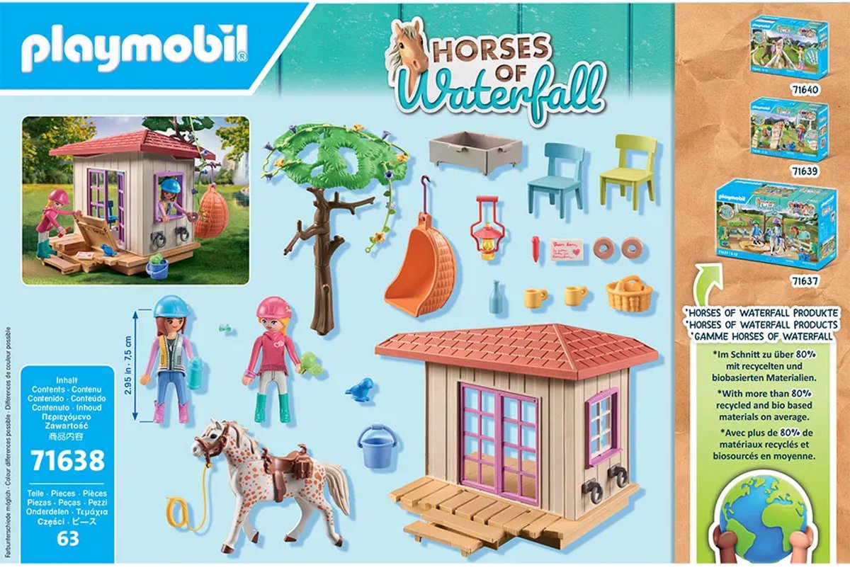 PLAYMOBIL Horses of Waterfall Geheim clubhuis voor paardenliefhebbers - 71638